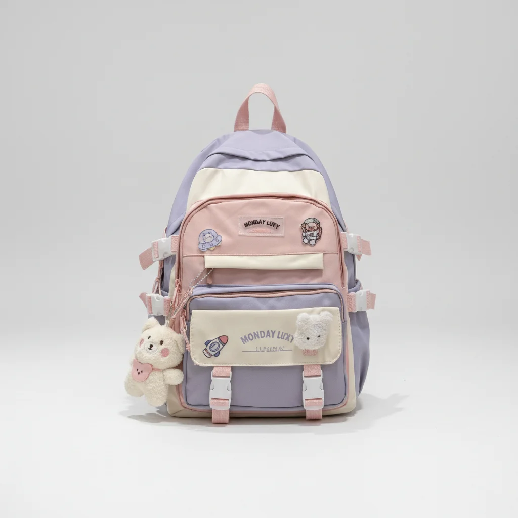 Petit sac à dos femme polyvalent en polyester - Vue 7 - petit sac à dos