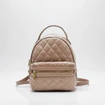 Petit sac à dos femme simili cuir matelassé - Vue 1 - petit sac à dos