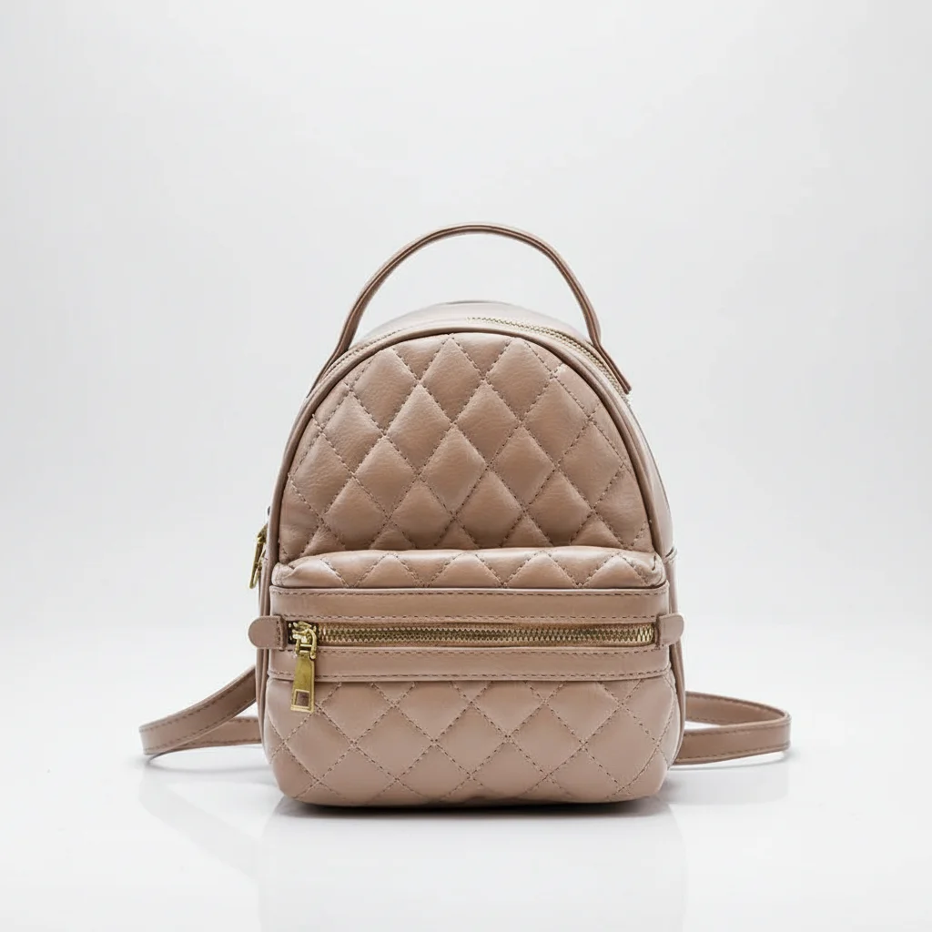 Petit sac à dos femme simili cuir matelassé - Vue 1 - petit sac à dos