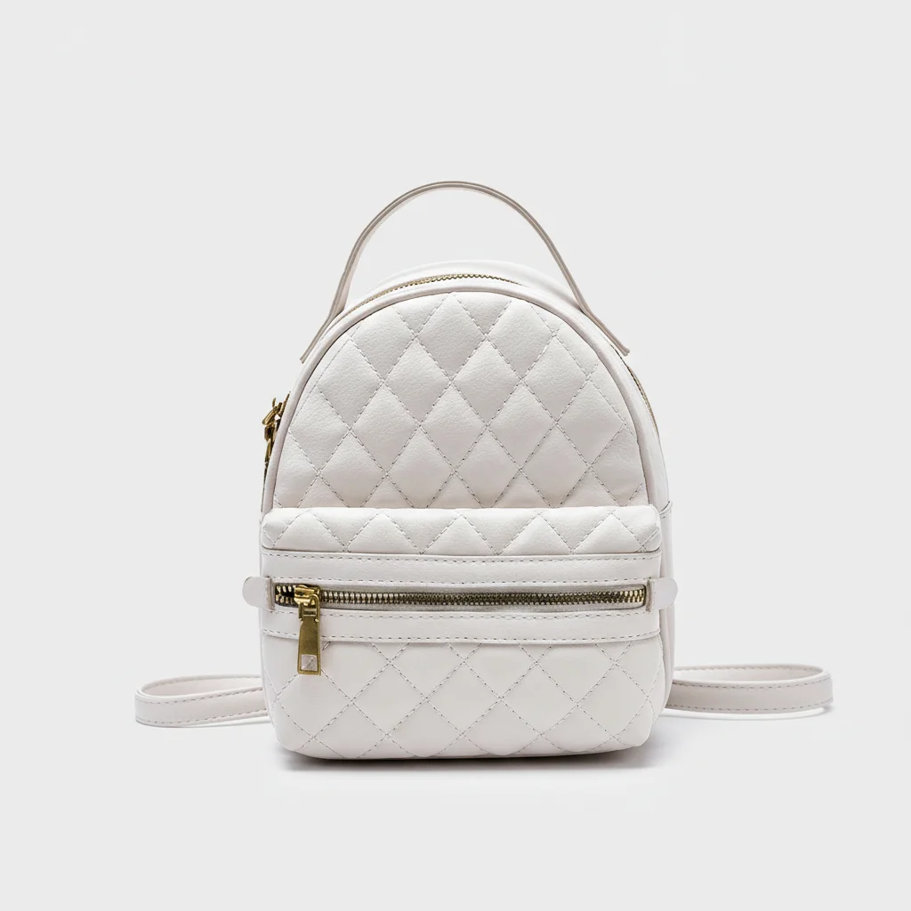 Petit sac à dos femme simili cuir matelassé - Vue 6 - petit sac à dos