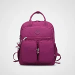 Petit sac à dos femme tissu violet - Vue 1 - petit sac à dos