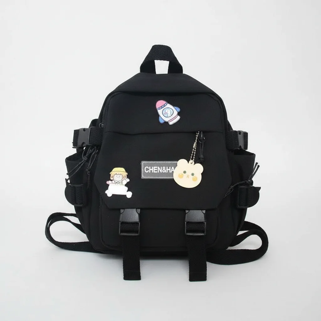 Petit sac à dos femme toile résistant - Vue 8 - petit sac à dos