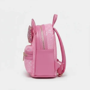 Petit sac à dos fille rose à paillettes - Vue 2 - petit sac à dos