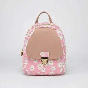 Petit sac à dos fleuri style japonais - Vue 1 - petit sac à dos