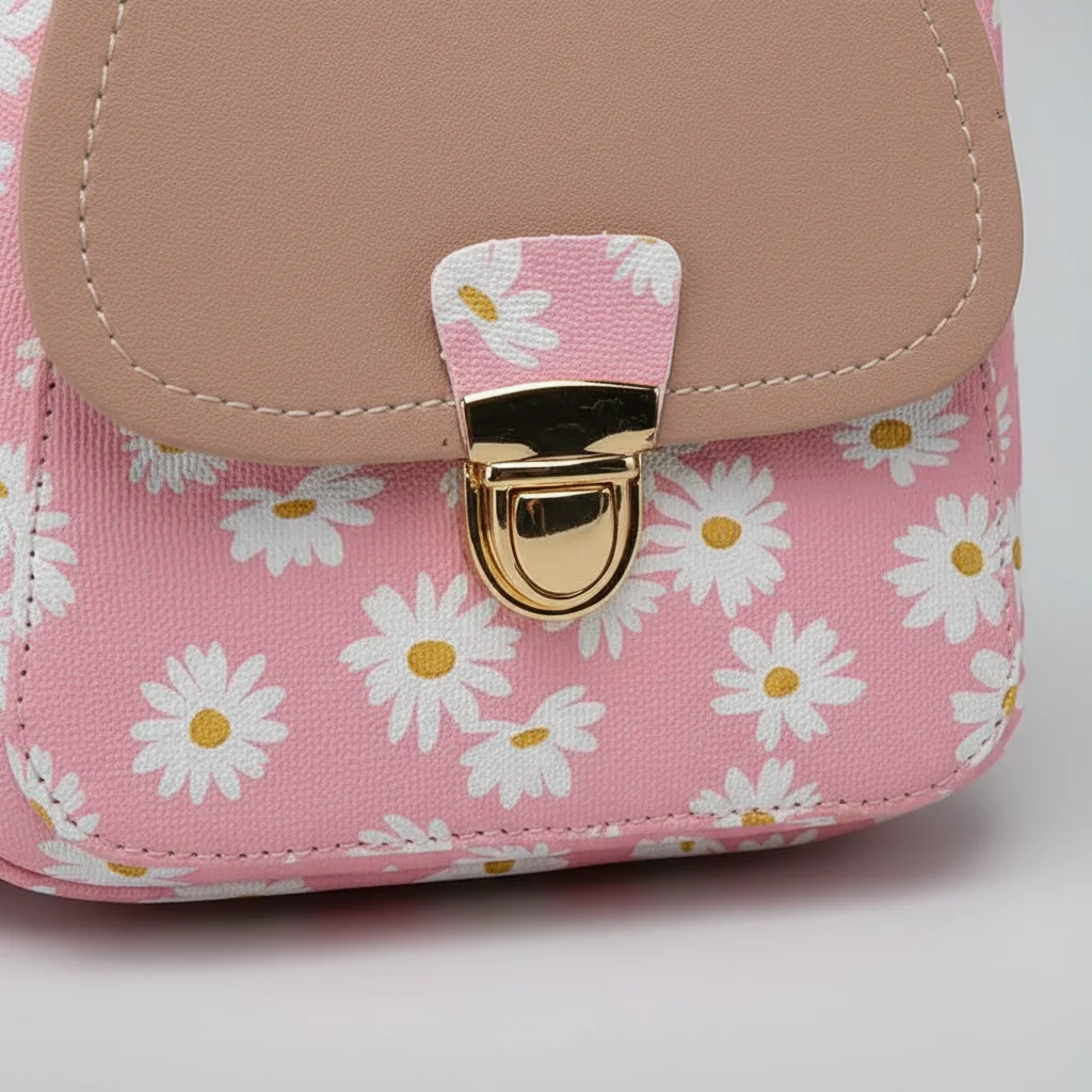 Petit sac à dos fleuri style japonais - Vue 4 - petit sac à dos