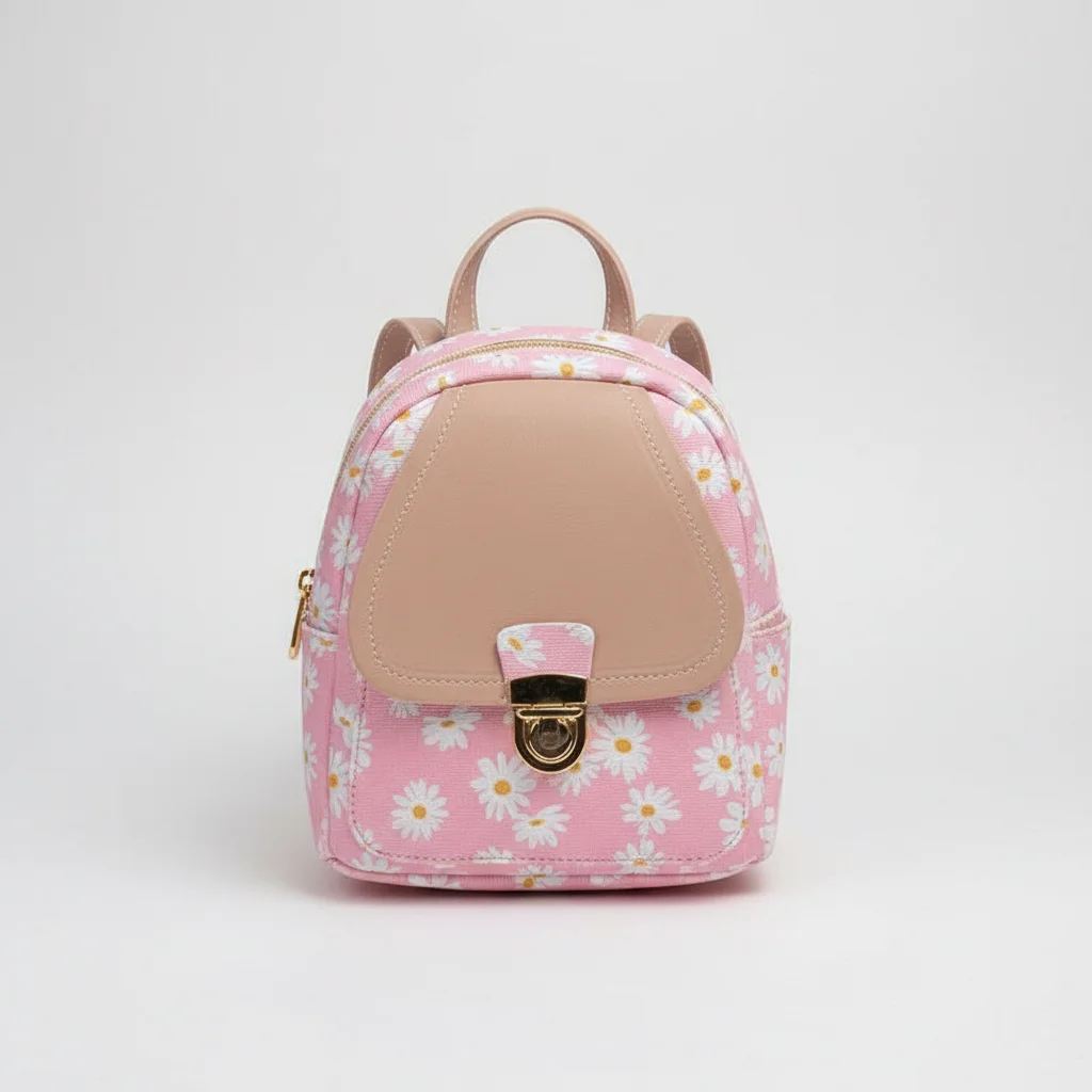 Petit sac à dos fleuri style japonais - Vue 7 - petit sac à dos