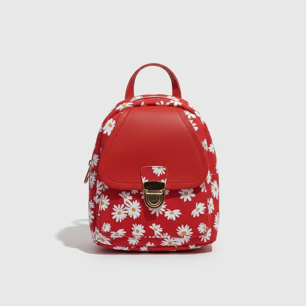 Petit sac à dos fleuri style japonais - Vue 9 - petit sac à dos