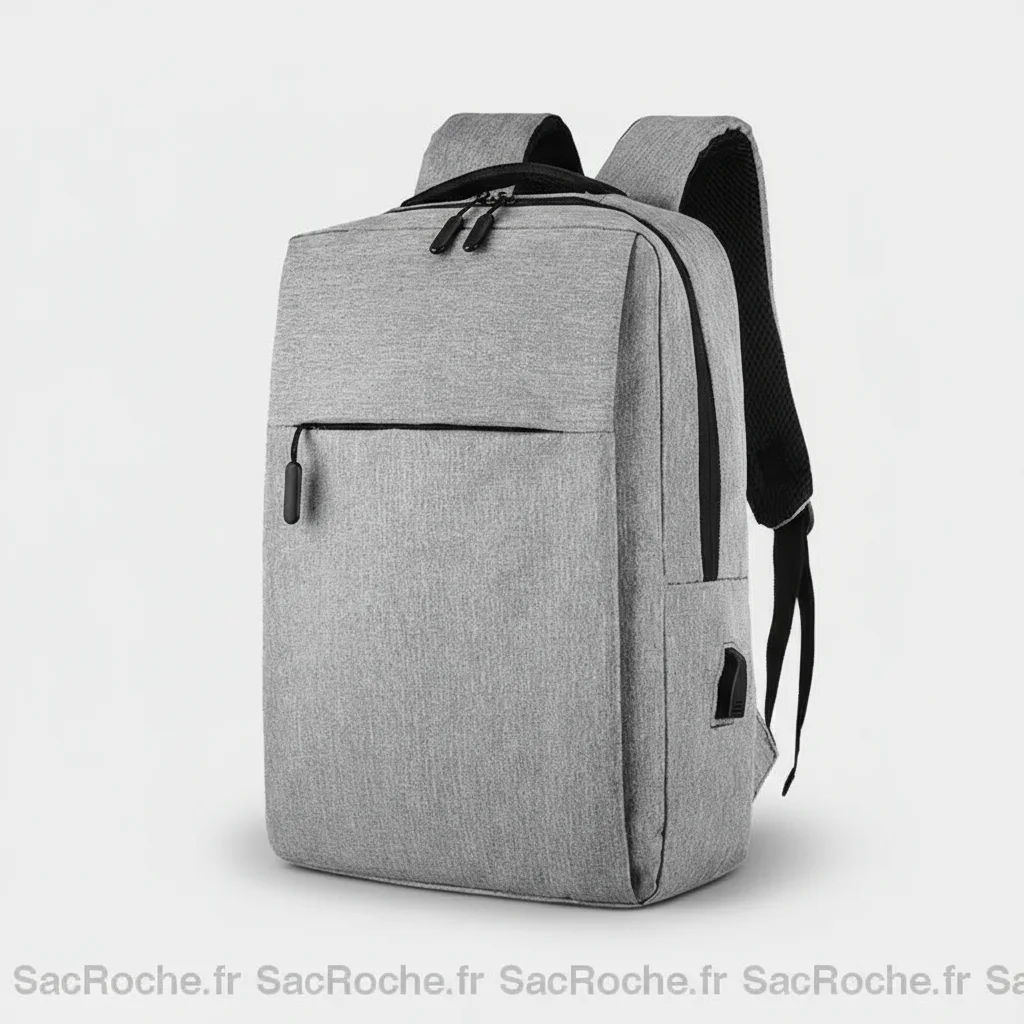 Petit sac à dos gris minimaliste 20l - Vue 2 - petit sac à dos
