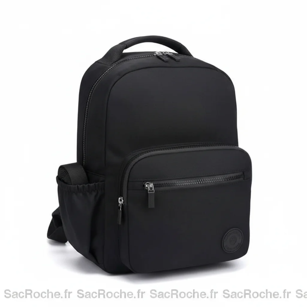 Petit sac à dos noir imperméable polyvalent - Vue 1 - petit sac à dos