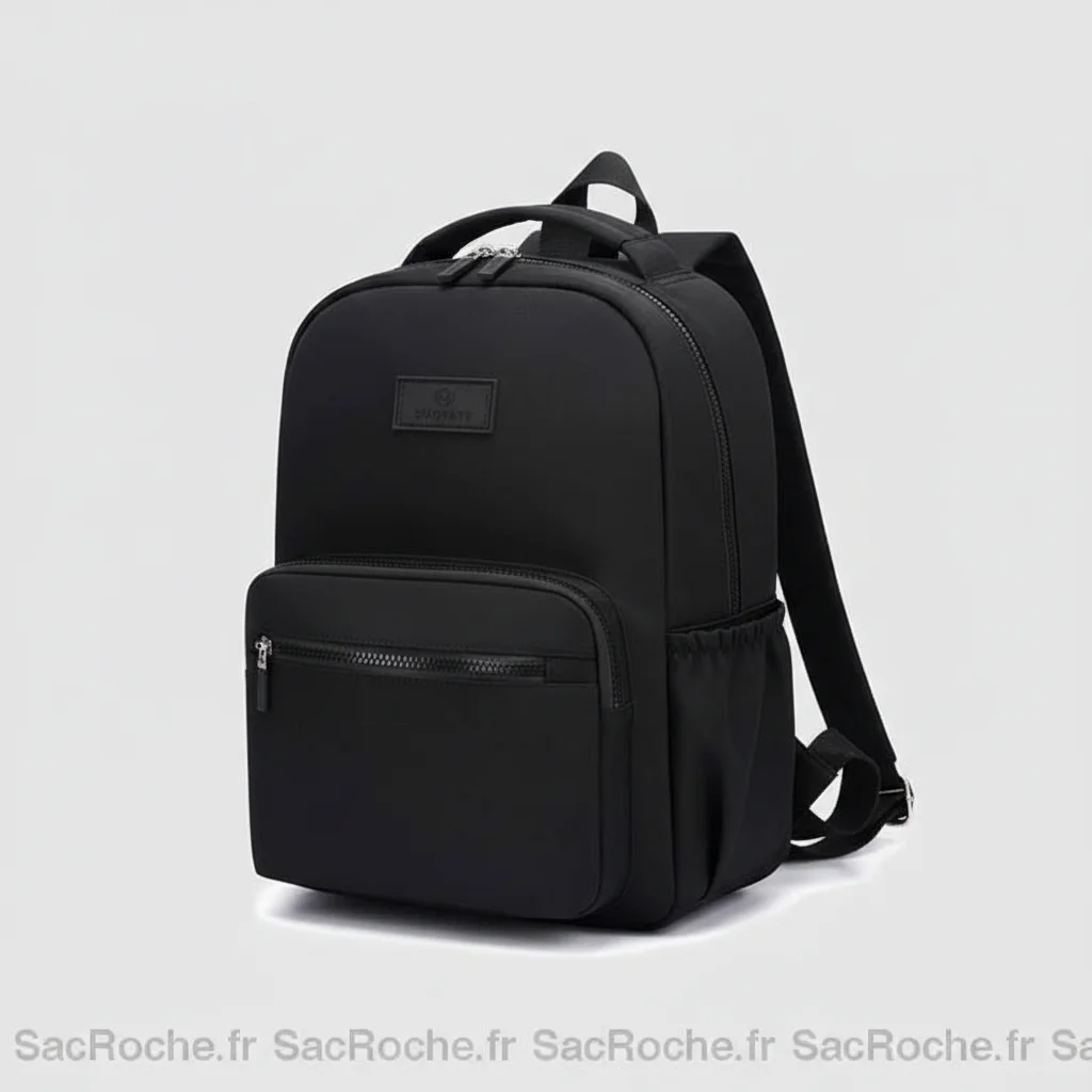 Petit sac à dos noir imperméable polyvalent - Vue 2 - petit sac à dos