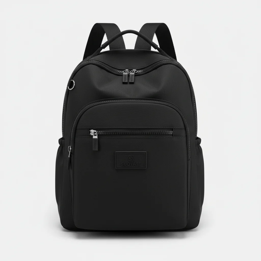 Petit sac à dos noir imperméable polyvalent - Vue 6 - petit sac à dos