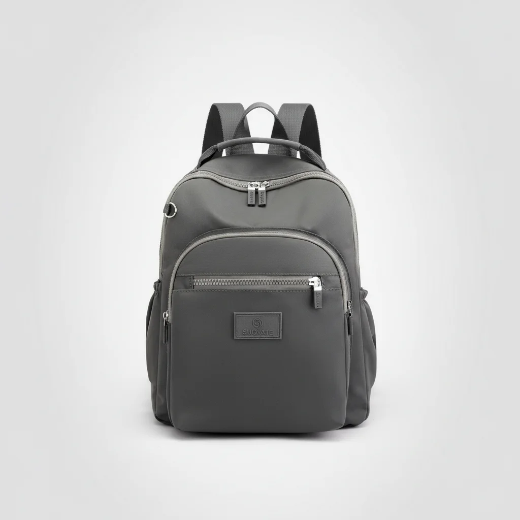 Petit sac à dos noir imperméable polyvalent - Vue 7 - petit sac à dos