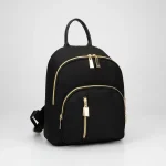 Petit sac à dos noir polyvalent - Vue 1 - petit sac à dos