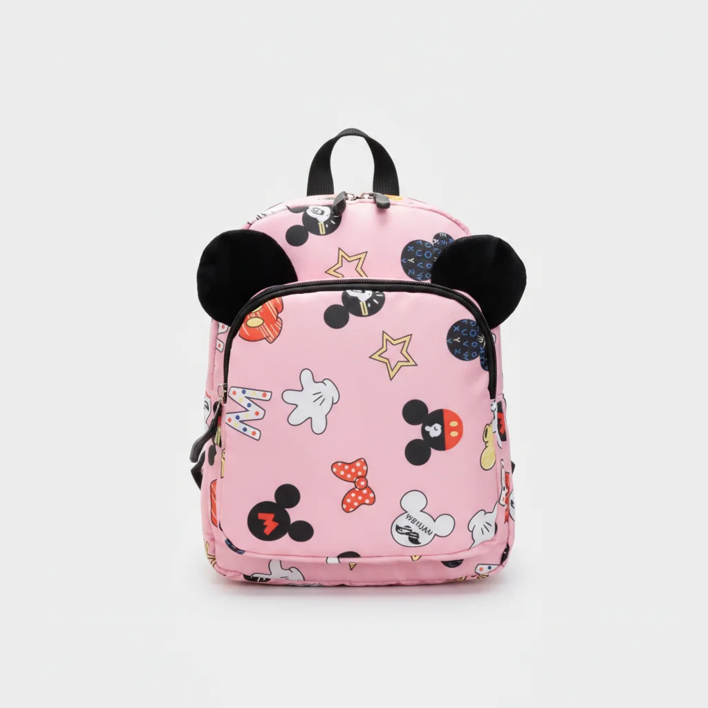 Petit sac à dos rose motif mickey - Vue 4 - petit sac à dos