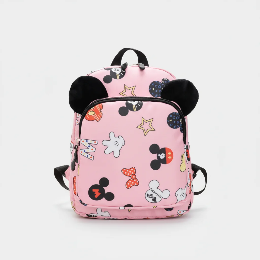 Petit sac à dos rose motif mickey - Vue 5 - petit sac à dos