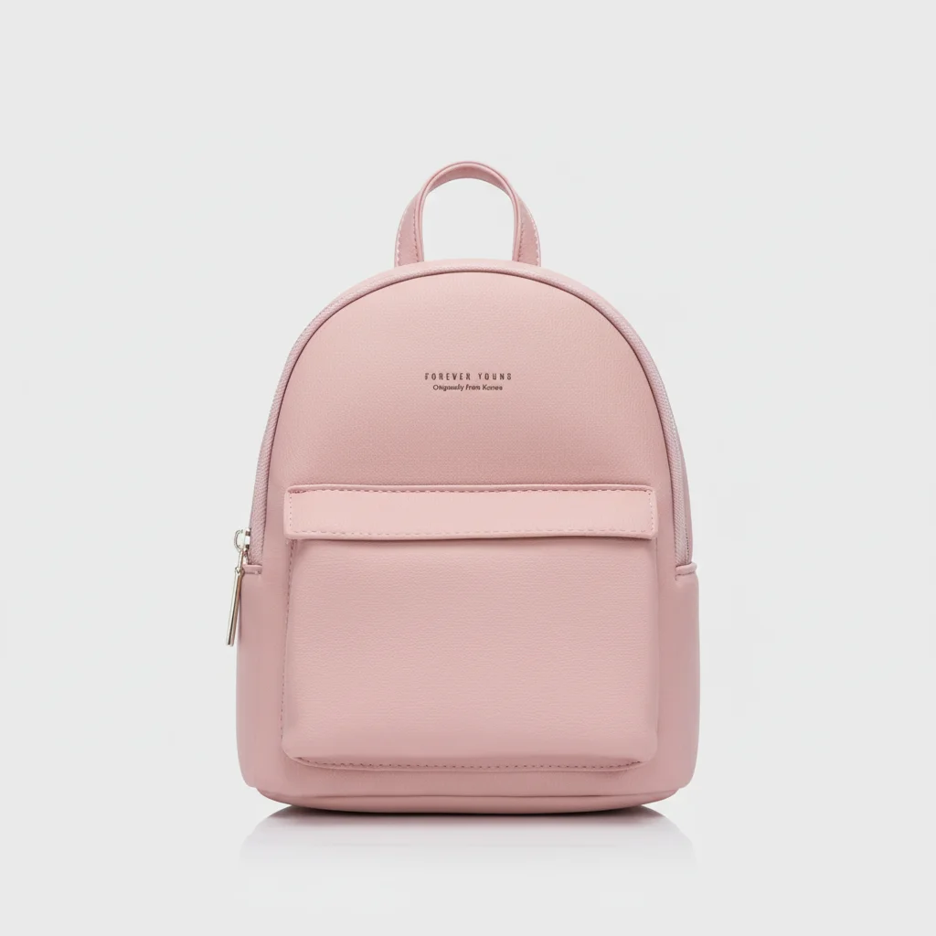 Petit sac à dos rose pastel polyvalent - Vue 1 - petit sac à dos