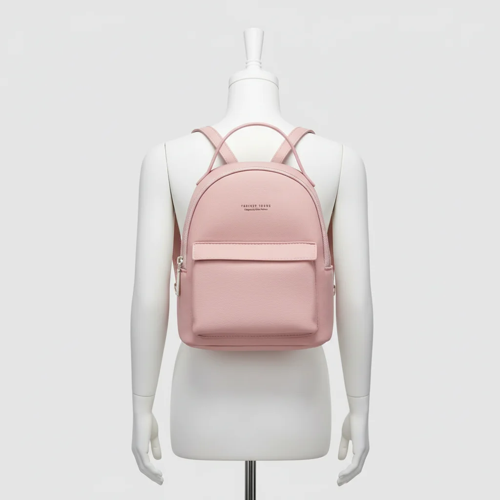 Petit sac à dos rose pastel polyvalent - Vue 5 - petit sac à dos