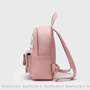 Petit sac à dos simili cuir à carreaux - Vue 2 - petit sac à dos