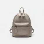 Petit sac à dos simili cuir croco - Vue 1 - petit sac à dos