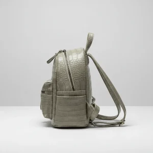Petit sac à dos simili cuir croco - Vue 2 - petit sac à dos