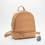 Petit sac à dos simili cuir matelassé - Vue 1 - petit sac à dos