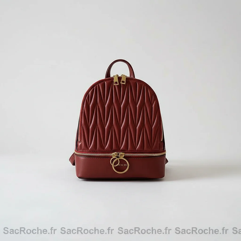 Petit sac à dos simili cuir matelassé - Vue 7 - petit sac à dos