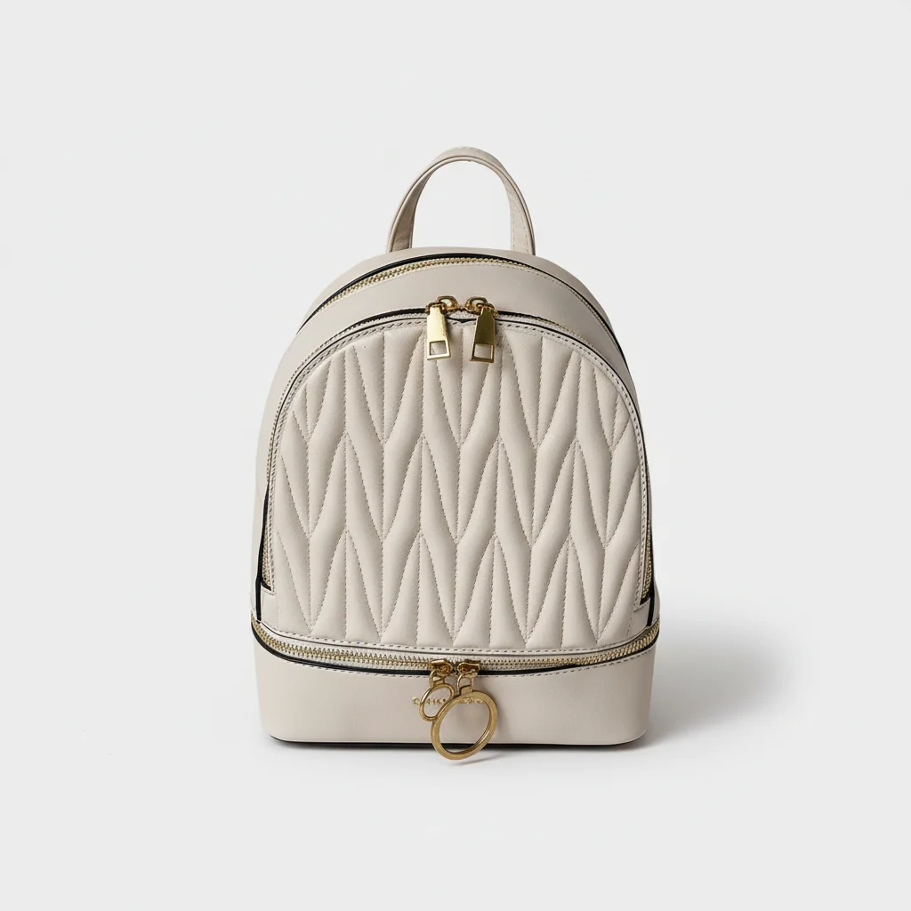 Petit sac à dos simili cuir matelassé - Vue 8 - petit sac à dos