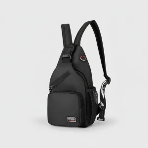 Petit sac à dos sportif bicolore en velours - Vue 2 - petit sac à dos