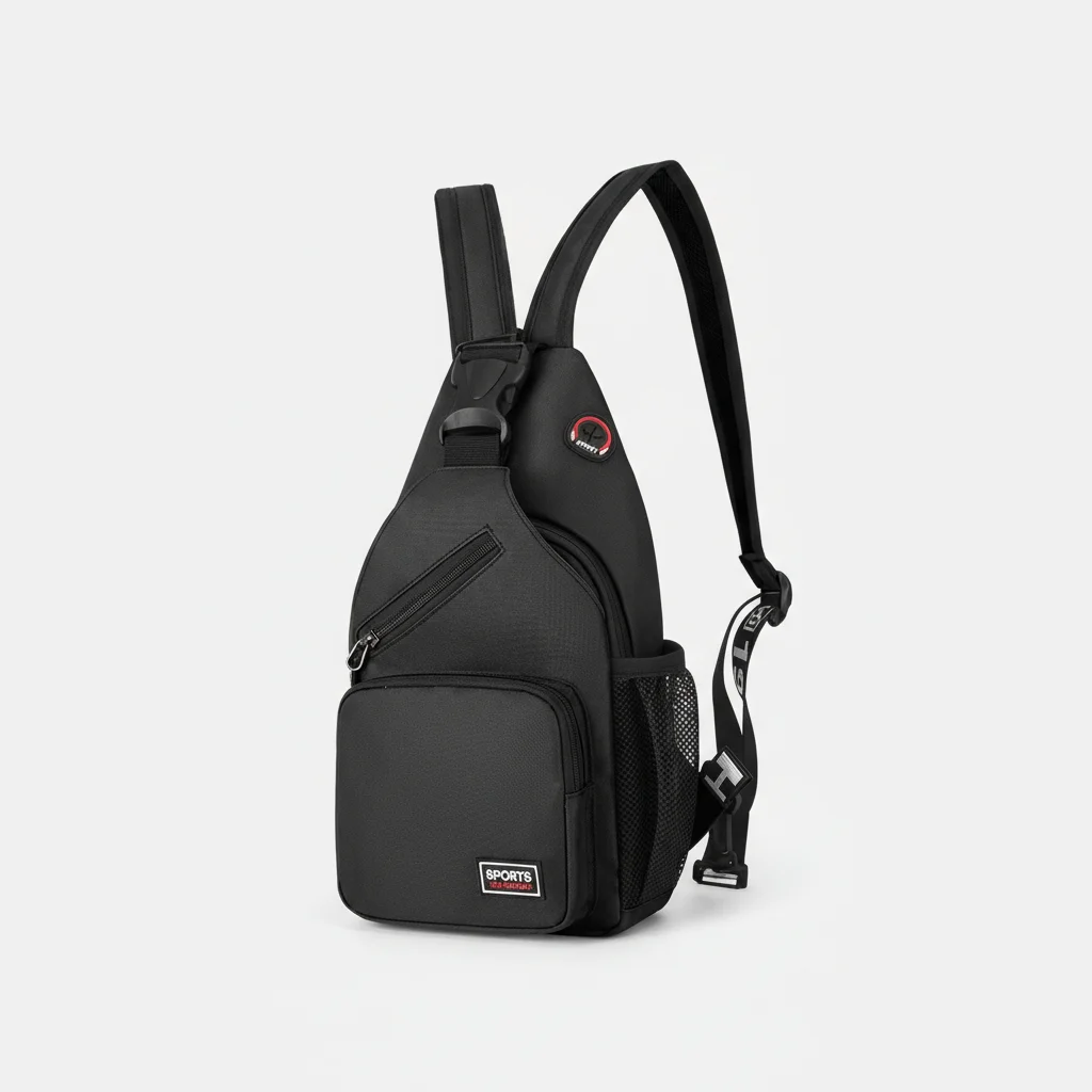Petit sac à dos sportif bicolore en velours - Vue 5 - petit sac à dos