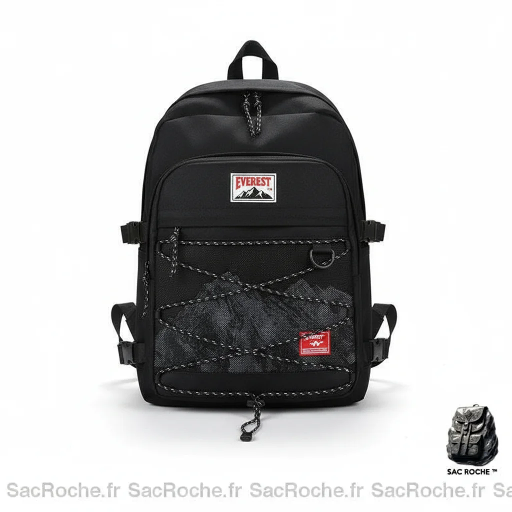 Petit sac à dos sportif noir polyvalent - Vue 1 - petit sac à dos