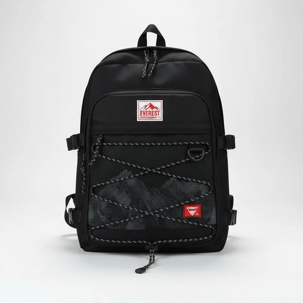 Petit sac à dos sportif noir polyvalent - Vue 2 - petit sac à dos