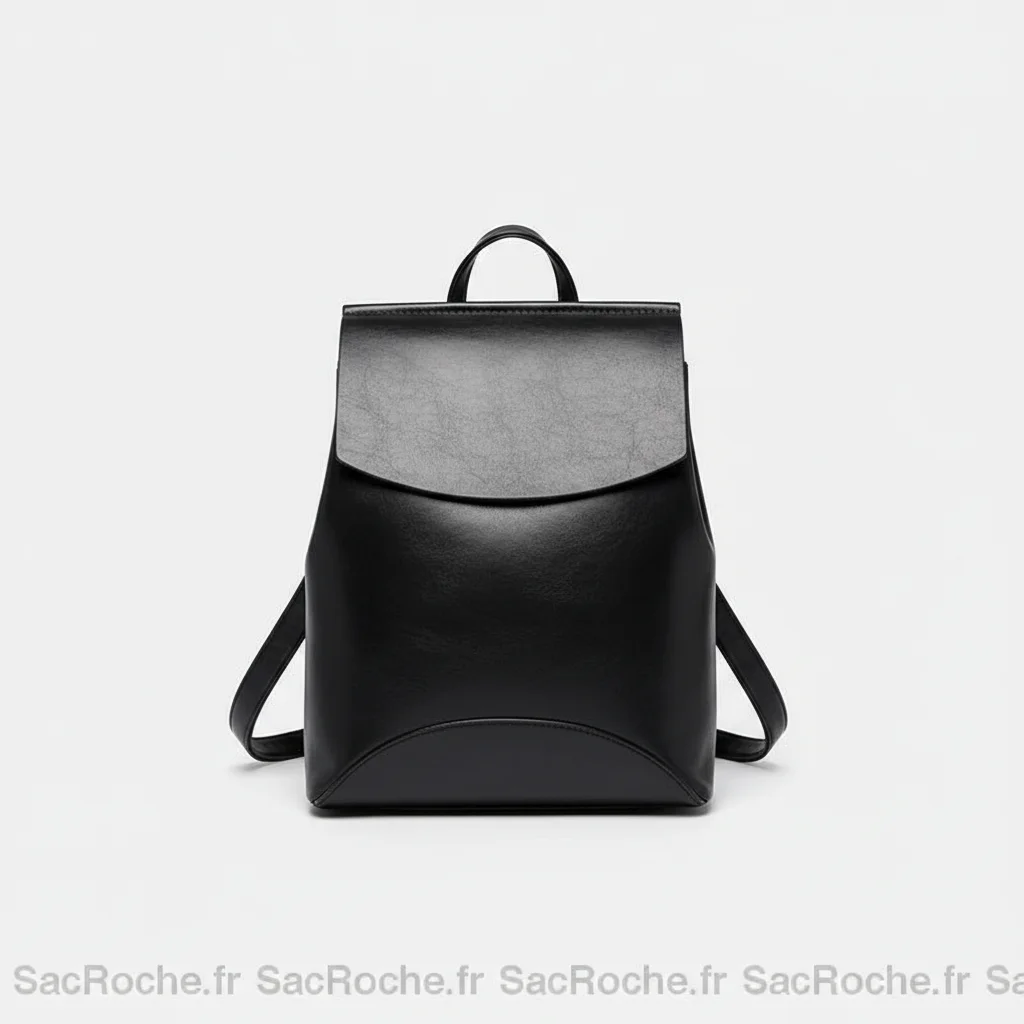 Petit sac à dos végétalien noir polyvalent - Vue 1 - petit sac à dos
