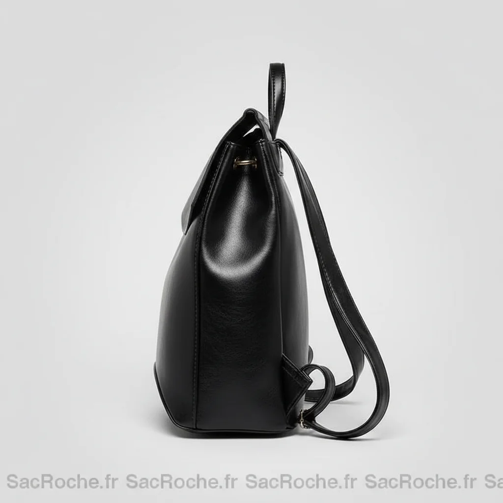 Petit sac à dos végétalien noir polyvalent - Vue 2 - petit sac à dos
