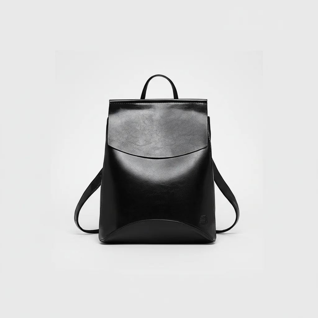 Petit sac à dos végétalien noir polyvalent - Vue 5 - petit sac à dos