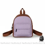 Petit sac à dos velours côtelé coloré - Vue 1 - petit sac à dos