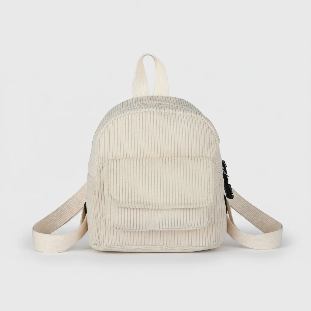 Petit sac à dos velours côtelé coloré - Vue 10 - petit sac à dos