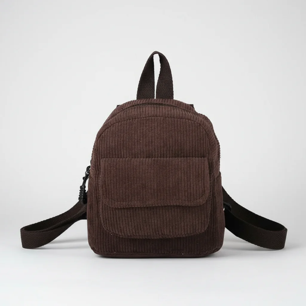 Petit sac à dos velours côtelé coloré - Vue 6 - petit sac à dos