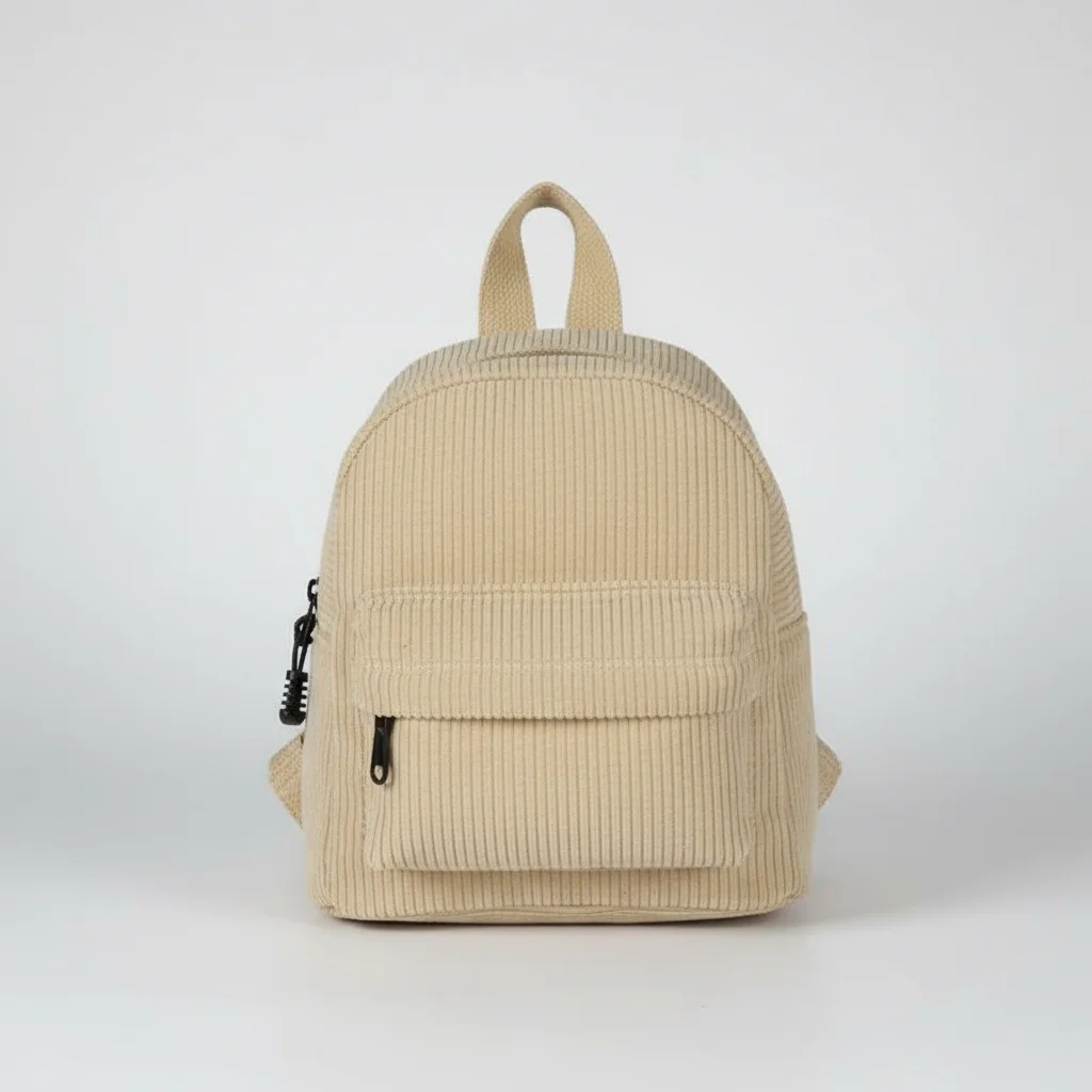 Petit sac à dos velours côtelé coloré - Vue 7 - petit sac à dos
