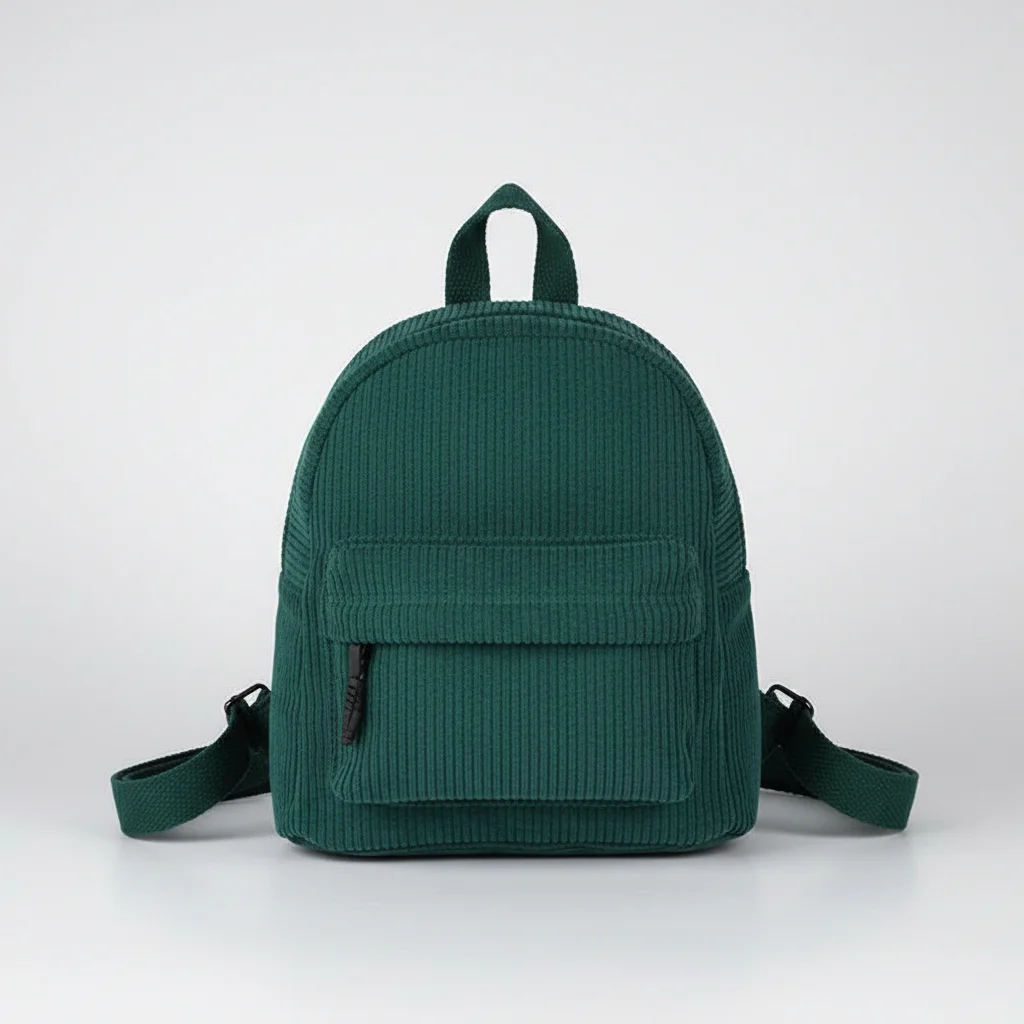 Petit sac à dos velours côtelé coloré - Vue 9 - petit sac à dos