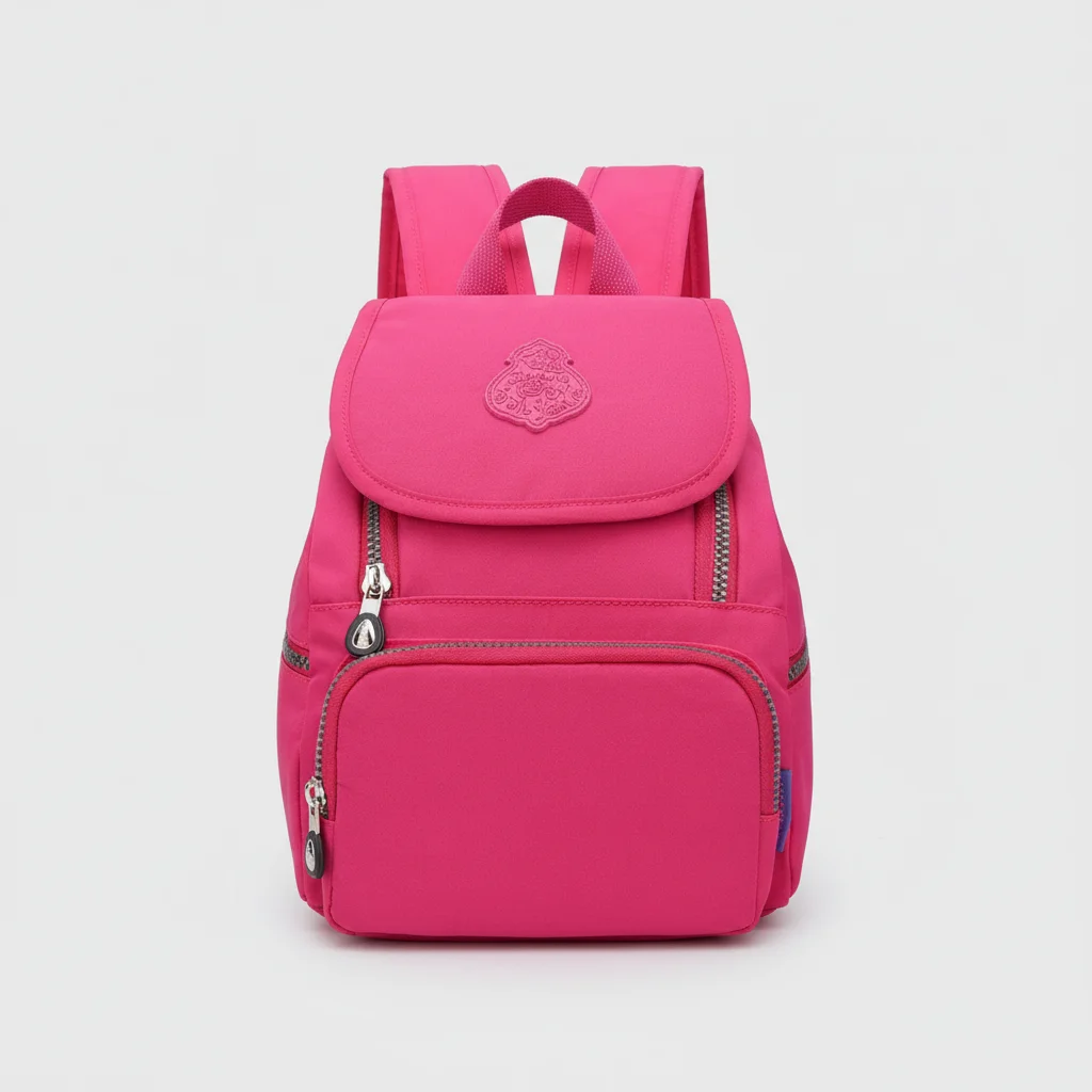 Petit sac à dos violet imperméable à rabat - Vue 10 - petit sac à dos
