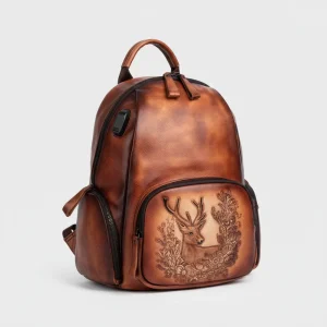 Sac à dos cuir femme, petit. - Vue 2 - petit sac à dos