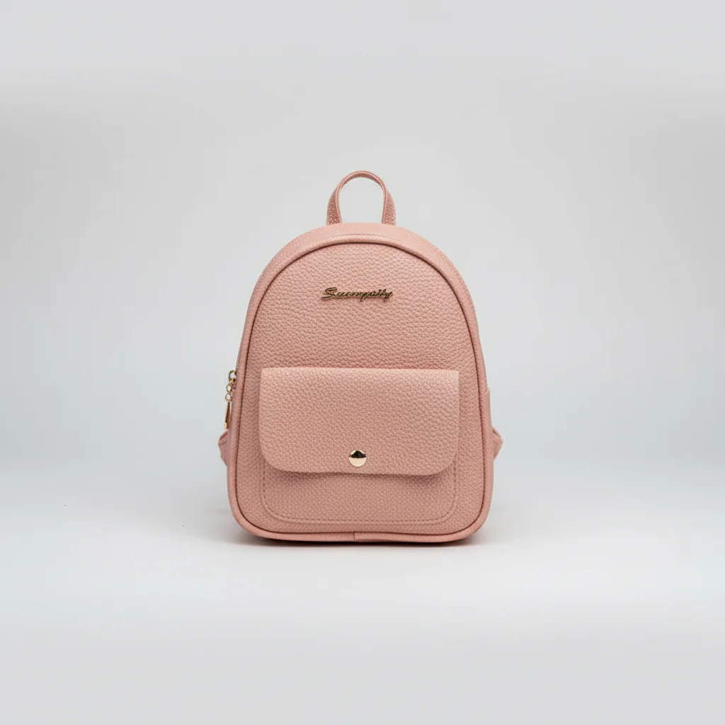 Sac à dos en cuir uni mini - Vue 9 - petit sac à dos