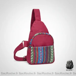 Sac à Dos Femme Bohème Porté Poitrine - Vue 1 - petit sac à dos