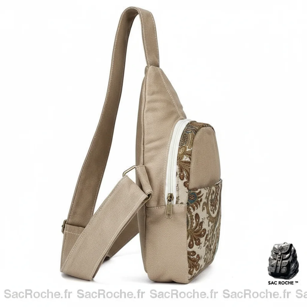 Sac à Dos Femme Bohème Porté Poitrine - Vue 2 - petit sac à dos