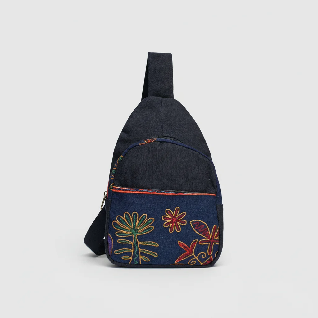 Sac à Dos Femme Bohème Porté Poitrine - Vue 6 - petit sac à dos