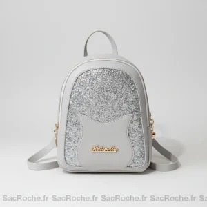 Sac à dos fille paillettes mini - Vue 1 - petit sac à dos