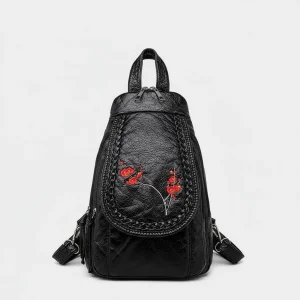 Sac à dos fleur femme mini - Vue 1 - petit sac à dos