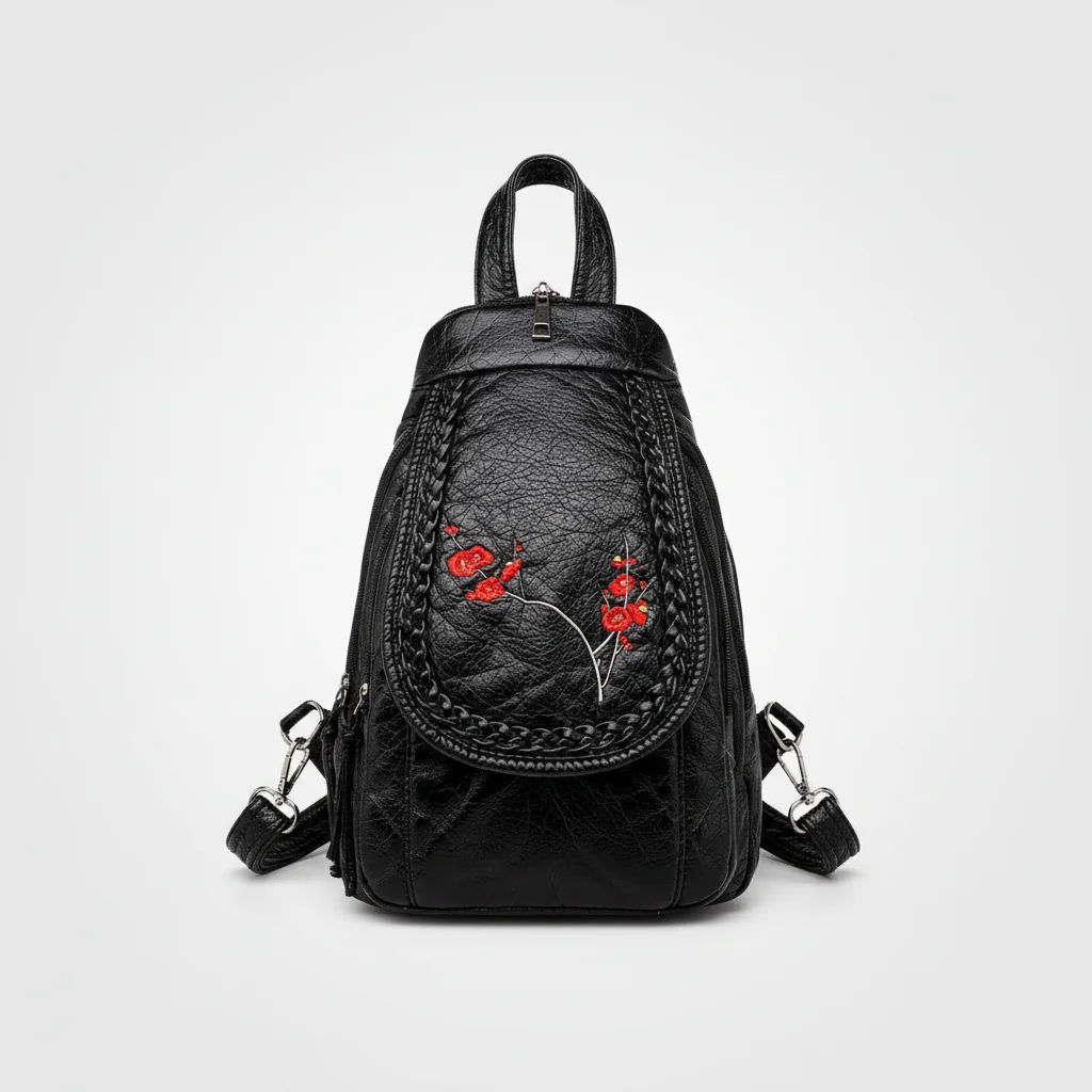 Sac à dos fleur femme mini - Vue 5 - petit sac à dos