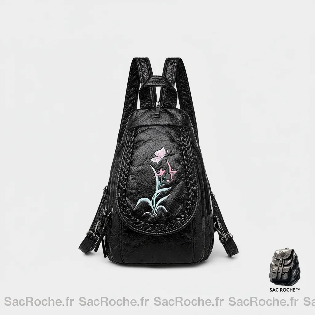 Sac à dos fleur femme mini - Vue 6 - petit sac à dos