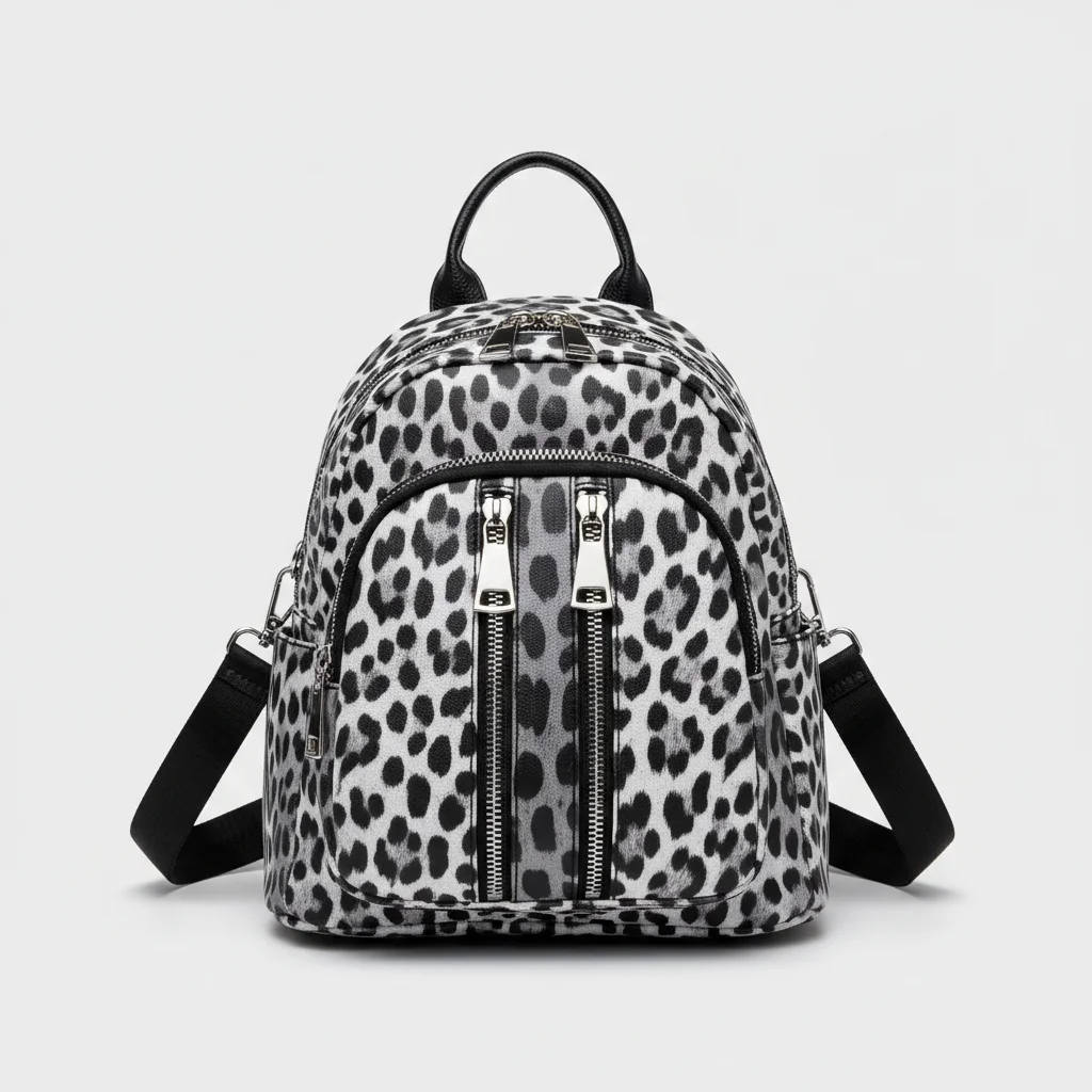 Sac à dos léopard femme mini - Vue 6 - petit sac à dos
